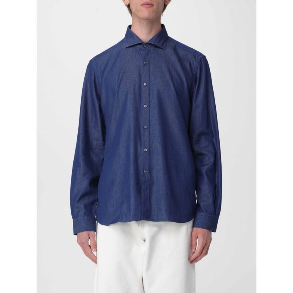 Fay Shirt Men Stone Bleached